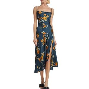 Gaia floral midi dress